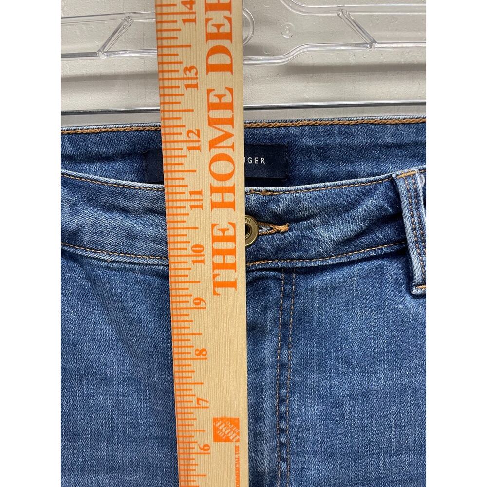 Tommy Hilfiger Women's Jeans - Tribeca Straight - Size 14 Medium Wash Hi-Rise - Picture 7 of 8